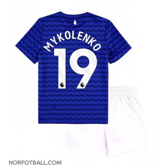 Billige Fotballdrakt Everton Vitaliy Mykolenko #19 Replika Hjemmedraktsett Barn 2025-26 Kortermet (med bukser)